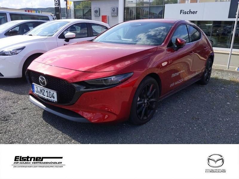 Rot Gebraucht 2023 Mazda 3 Exclusive-Line Kleinwagen | 29.488 € (Fairer Preis) - Bild 1/4