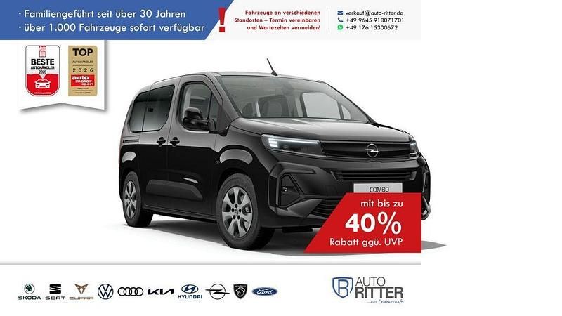 Neu Opel Combo Edition 131 PS (96 kW) 2026 Schwarz Van / Kleinbus