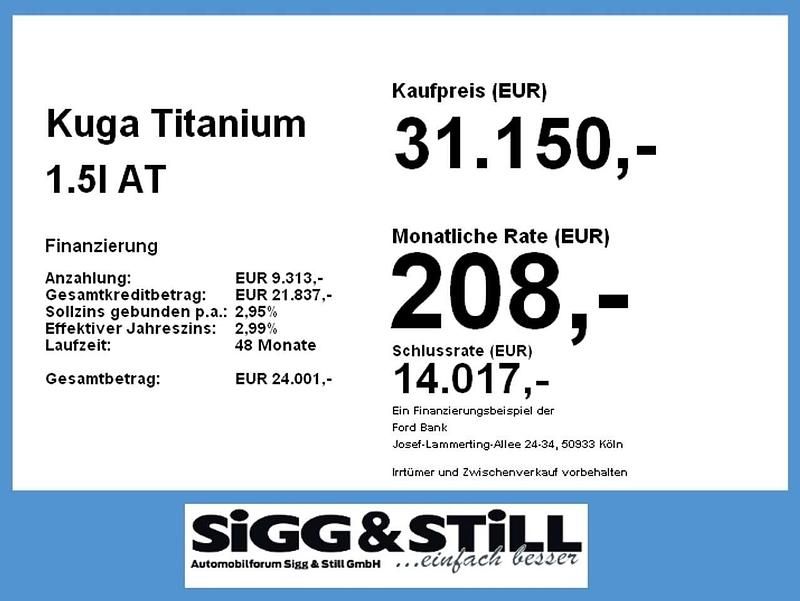 Neu Ford Kuga Titanium 150 PS (110 kW) 2026 Magnetic metallic SUV