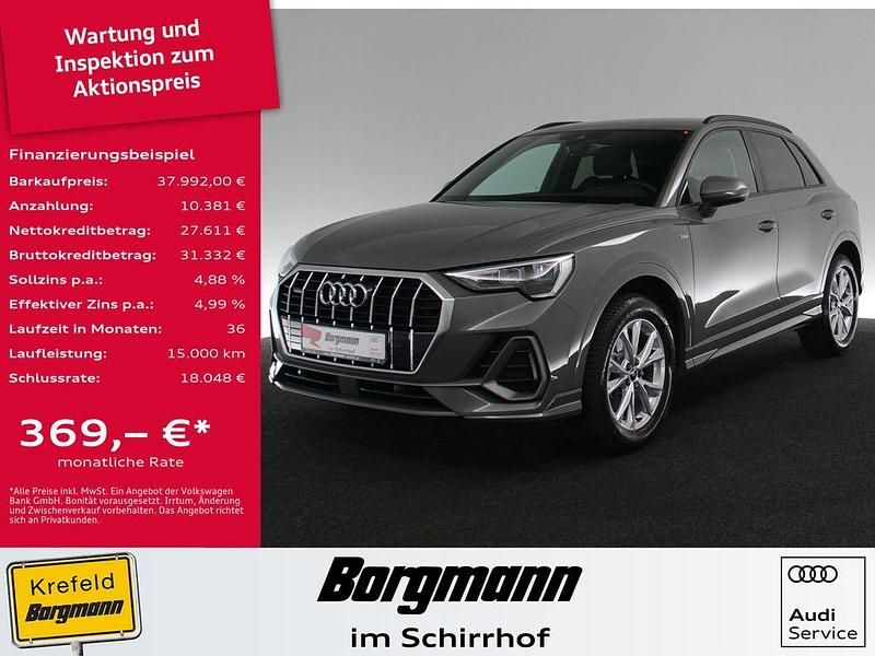 Chronosgrau metallic (metallic) Gebraucht 2023 Audi Q3 S-Line SUV | 37.992 € (Guter Preis) - Bild 1/4
