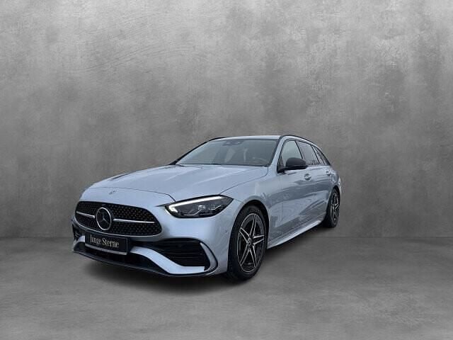 Lack hightechsilber Gebraucht 2022 Mercedes C200 AMG line Kombi | 34.770 € (Fairer Preis) - Bild 1/4