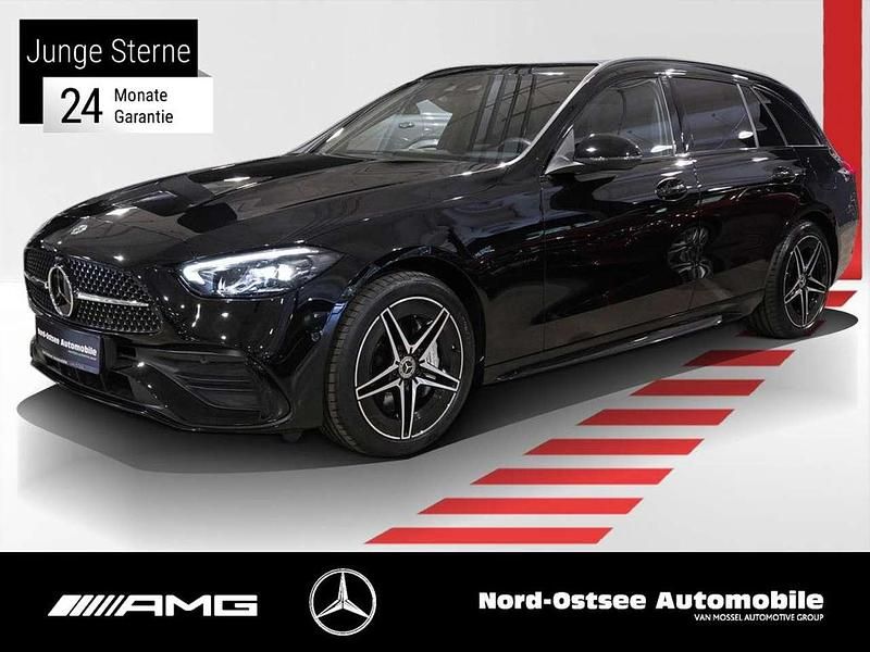 Unilack schwarz Gebraucht 2022 Mercedes C300e AMG Kombi | 36.990 € (Fairer Preis) - Bild 1/4