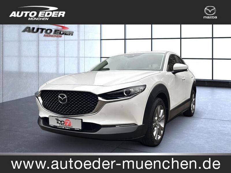 Gebraucht Mazda CX-30 Selection 122 PS (89 kW) 2021 Snowflake white pearl (metallic) SUV