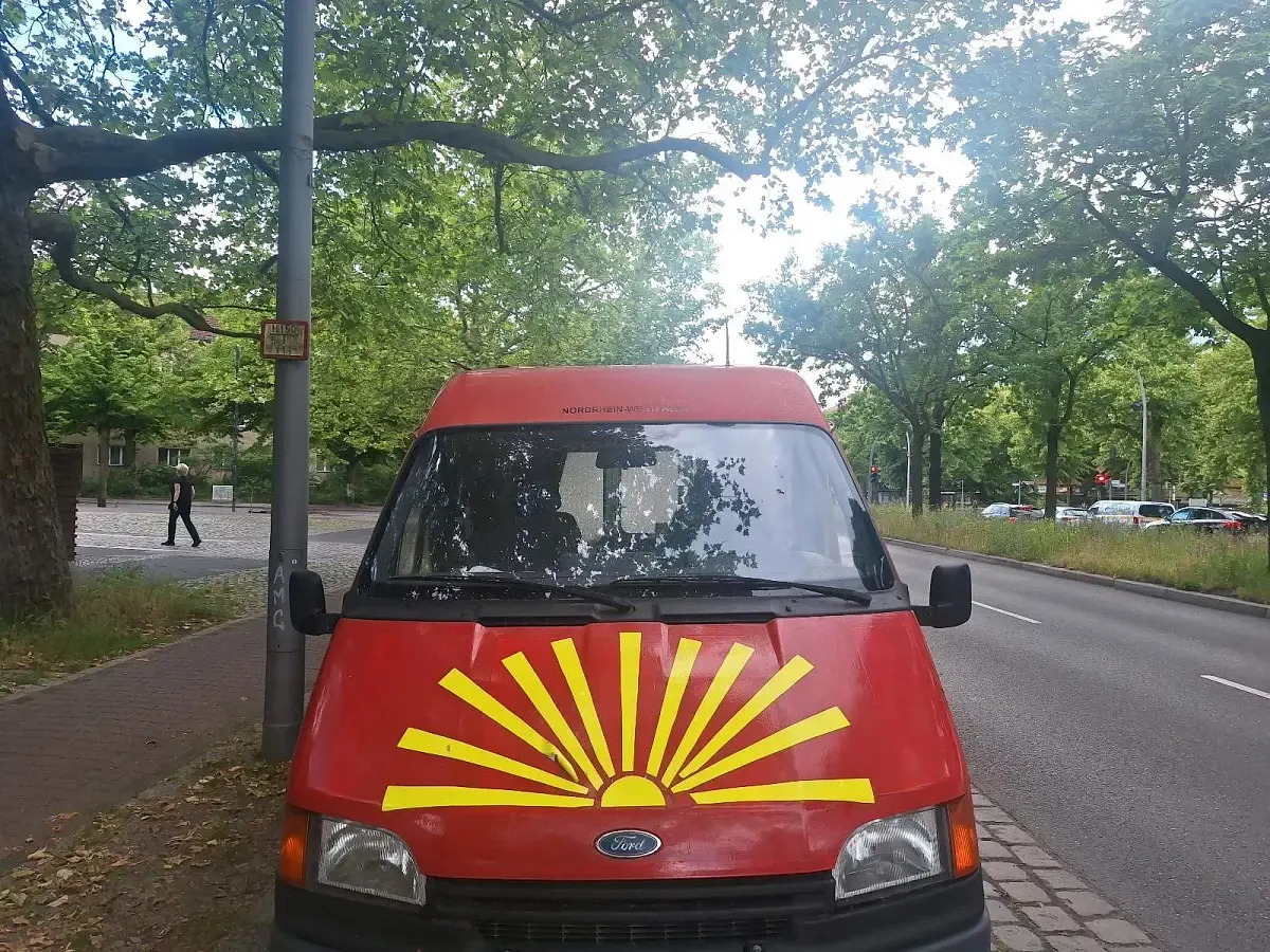 Gebraucht Ford Transit 68 PS (50 kW) 1993 Rot Van / Kleinbus
