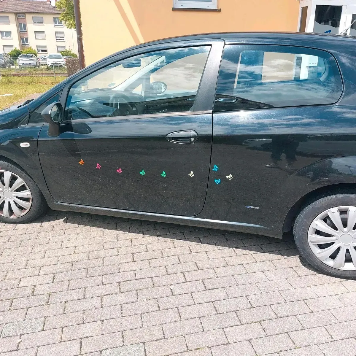 Gebraucht Fiat Punto 95 PS (69 kW) 2008 Schwarz Kleinwagen