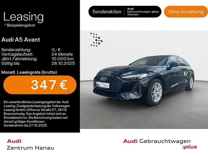 Mythosschwarz metallic Gebraucht 2025 Audi A5 Sport Coupé | 49.139 € (Superpreis) - Bild 1/4