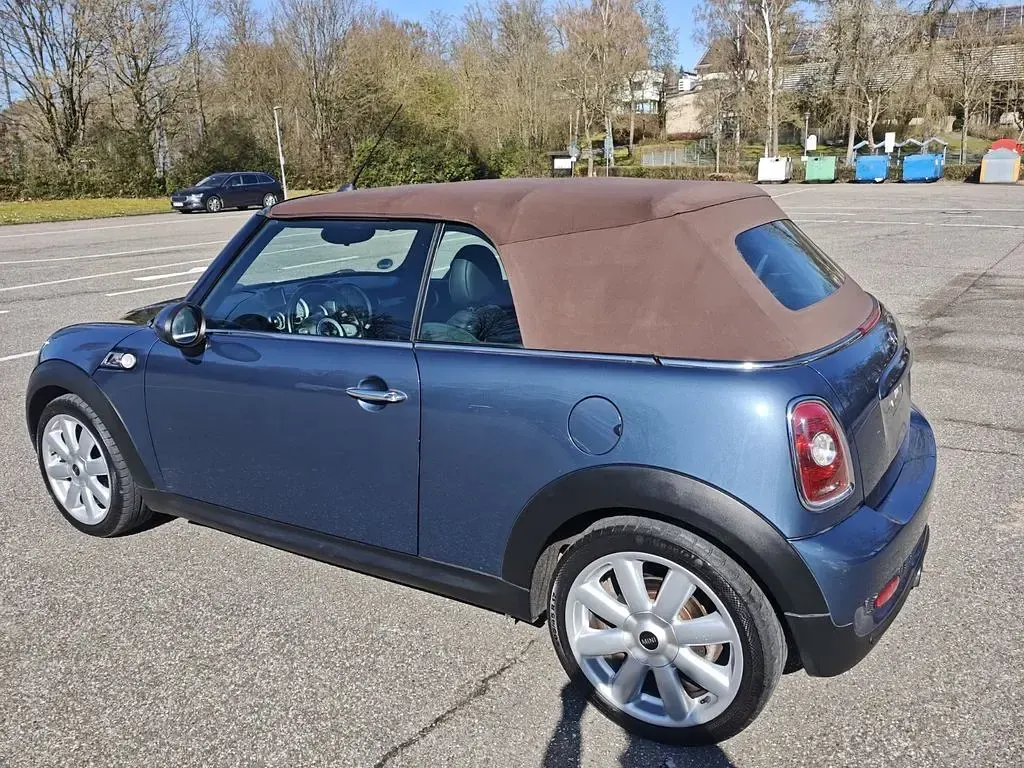 Usata Mini Cooper S Cabriolet 174 CV (127 kW) 2009 Blu Cabrio