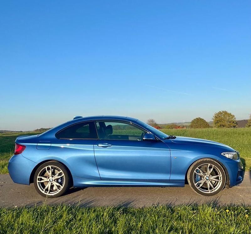 Second-hand BMW 220 Performance 184 CP (135 kW) 2014 Albastru Coupe