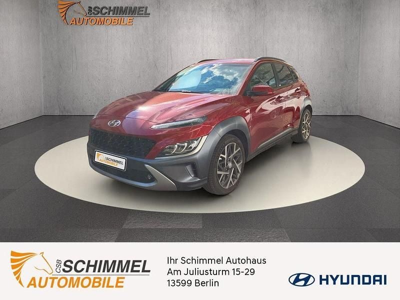 Rot Gebraucht 2021 Hyundai Kona Prime SUV | 17.425 € (Superpreis) - Bild 1/4