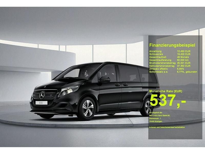 Schwarz Gebraucht 2024 Mercedes EQV300 Van / Kleinbus | 49.800 € (Guter Preis) - Bild 1/3