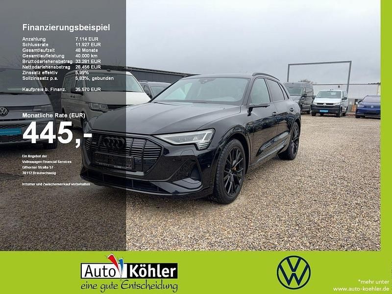 Gebraucht Audi e-tron S-Line 300 kW (408 PS) 2022 Mythosschwarz SUV