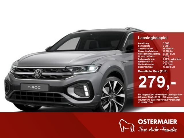 Indiumgrau / schwarz Neu 2025 VW T-Roc R-line SUV | 41.990 € (Fairer Preis) - Bild 1/4