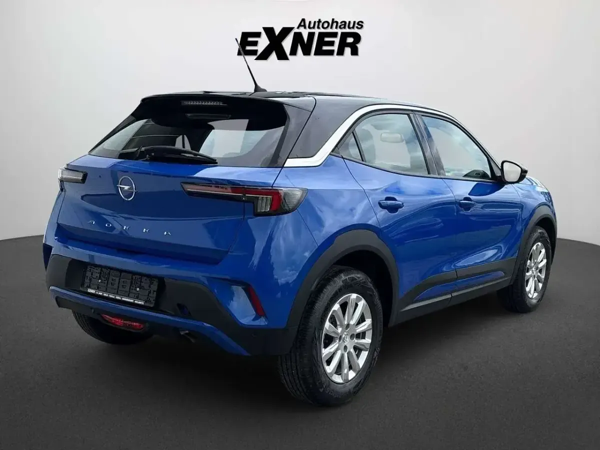 Gebraucht Opel Mokka Edition 101 PS (74 kW) 2023 Perl blau(dach/spiegel schwarz lack SUV