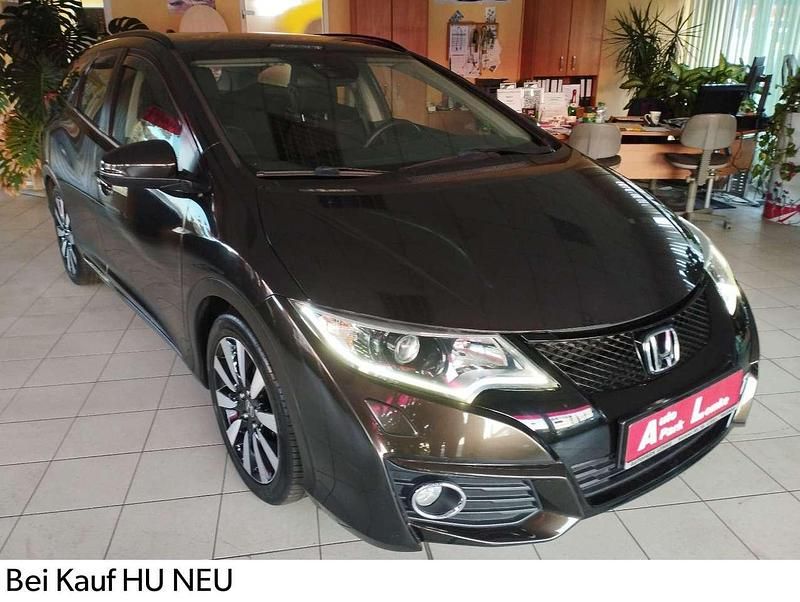 Braun Gebraucht 2016 Honda Civic Elegance Kombi | 14.499 € (Fairer Preis) - Bild 1/3