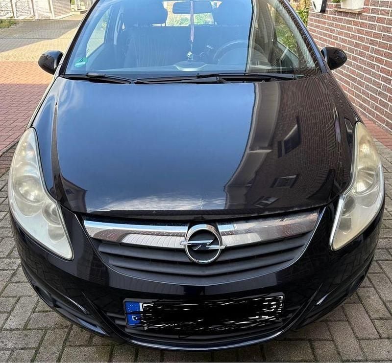 Schwarz Gebraucht 2008 Opel Corsa Limousine | 1.150 € (Guter Preis) - Bild 1/4