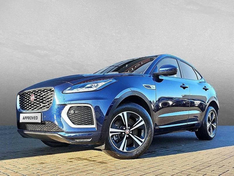 Blau Gebraucht 2021 Jaguar E-Pace R-Dynamic SUV | 30.990 € (Fairer Preis) - Bild 1/3