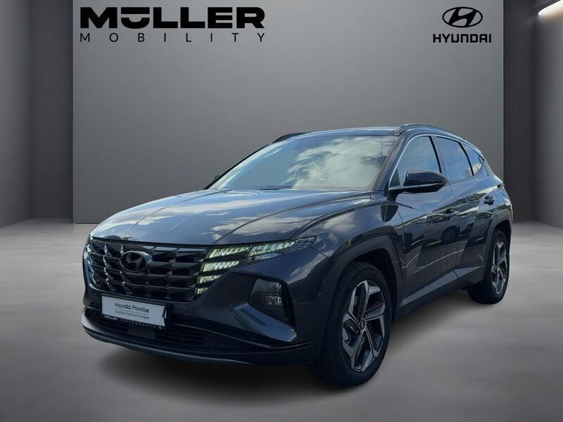 Dark knight mica(pearl) Gebraucht 2024 Hyundai Tucson Trend SUV | 36.360 € (Guter Preis) - Bild 1/4