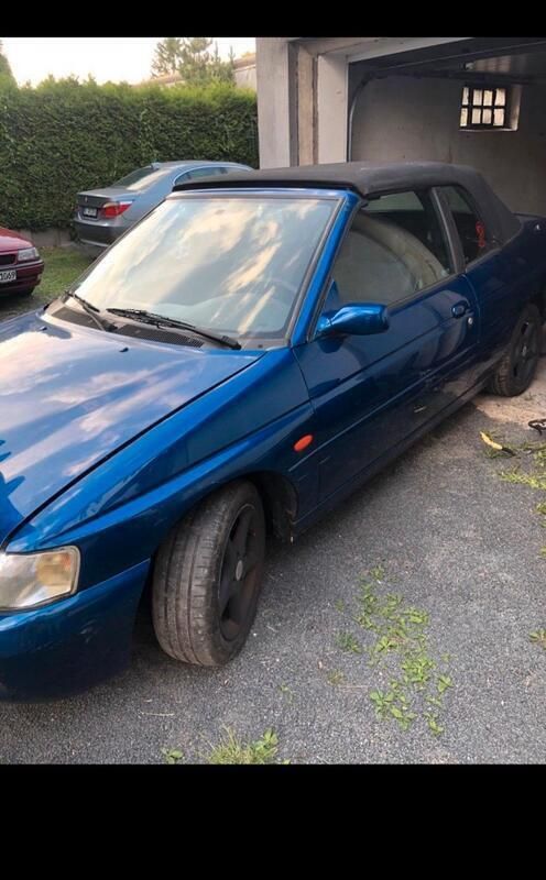 Blau Gebraucht 1997 Ford Escort Cabriolet Cabrio | 700 € - Bild 1/4