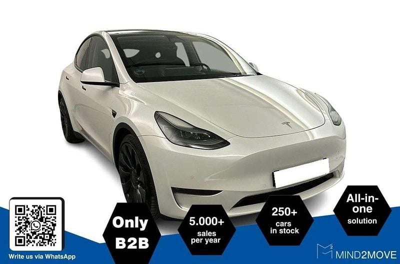 Weiß Gebraucht 2021 Tesla Model Y Performance SUV | 31.721 € (Fairer Preis) - Bild 1/3