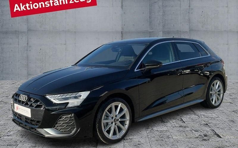 Schwarz Neu 2025 Audi A3 Sportback S-Line Limousine | 47.775 € (Teuer) - Bild 1/4