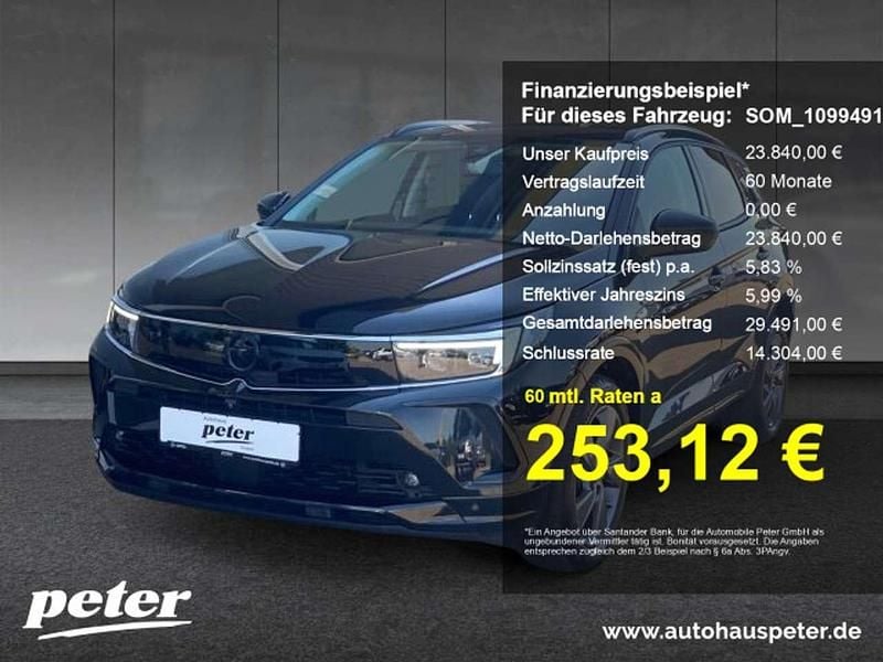 Lackierung schwarz perla nera/ Gebraucht 2024 Opel Grandland X GS Line SUV | 23.840 € (Fairer Preis) - Bild 1/4