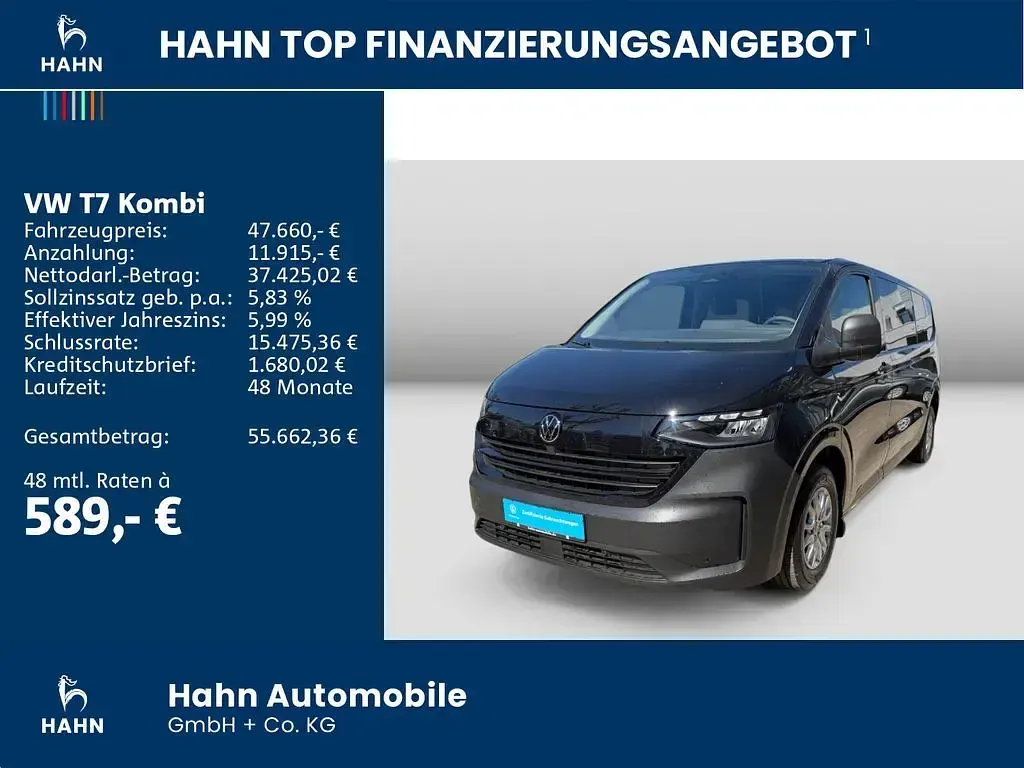 Gebraucht VW T7 150 PS (110 kW) 2026 Schwarz Van