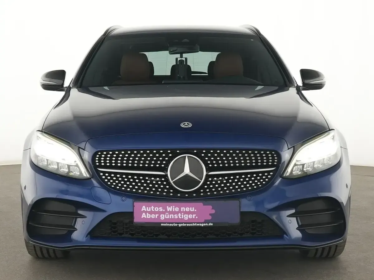 Gebraucht Mercedes C200 AMG line 160 PS (117 kW) 2020 Blau Limousine