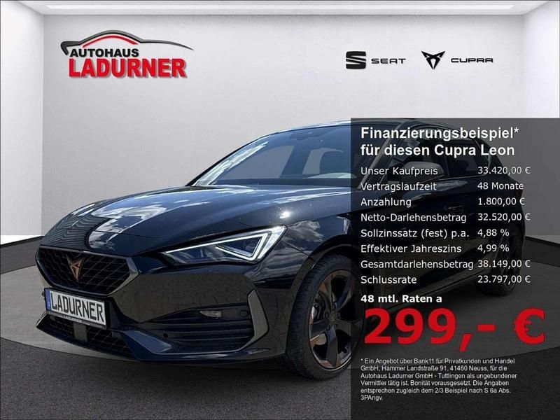 Schwarz Gebraucht 2024 Cupra Leon Basis Limousine | 33.420 € (Teuer) - Bild 1/4