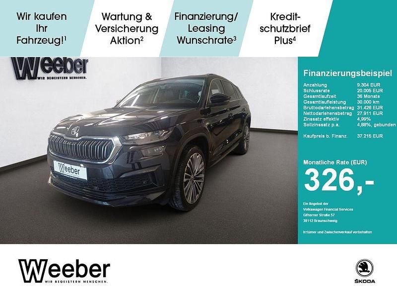 Schwarzmagic perleffekt (metallic) Gebraucht 2022 Skoda Kodiaq LAURIN & KLEMENT SUV | 37.214 € (Etwas zu teuer) - Bild 1/4