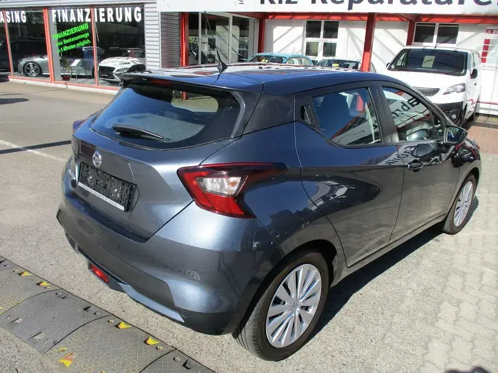 Gebraucht Nissan Micra Acenta 91 PS (66 kW) 2022 Blau Kleinwagen