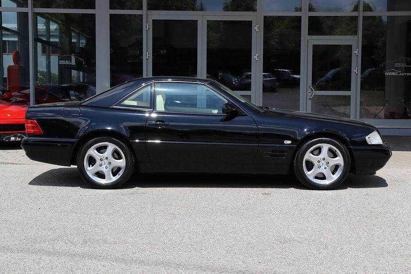 Gebraucht Mercedes SL320 224 PS (164 kW) 2000 Schwarz  unilack Cabrio