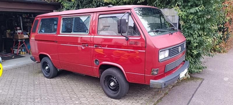Rot Gebraucht 1988 VW T3 Van | 3.999 € - Bild 1/4