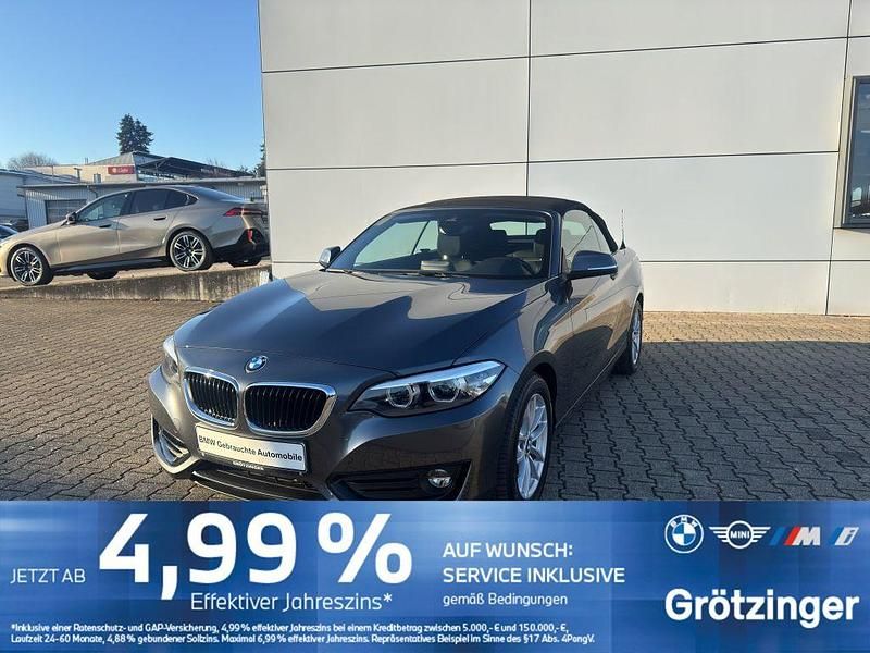 Gebraucht BMW 218 136 PS (100 kW) 2021 Mineralgrau metallic Cabrio