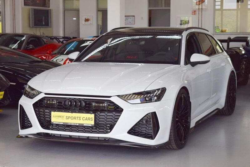 Gletscherweiã metallic Gebraucht 2023 Audi RS6 Ambiente Kombi | 189.980 € - Bild 1/4