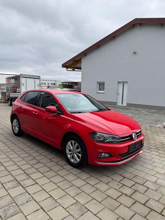 Gebraucht VW Polo Highline 95 PS (69 kW) 2017 Rot Limousine