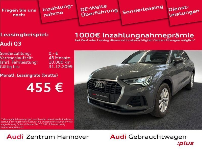 G3 nanograu metallic (metallic) Gebraucht 2022 Audi Q3 S-Line SUV | 32.350 € (Guter Preis) - Bild 1/4