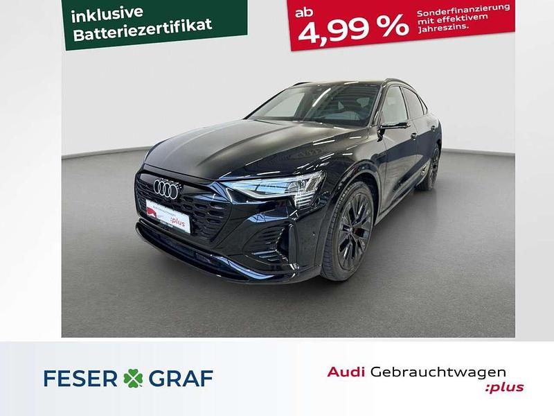 Mythosschwarz metallic Gebraucht 2024 Audi Q8 Sportback e-tron S-Line SUV | 59.980 € (Superpreis) - Bild 1/2