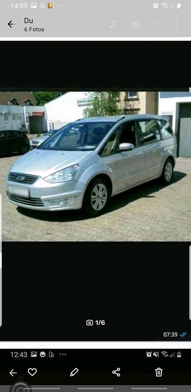 Gebraucht Ford Galaxy 140 PS (102 kW) 2013 Silber Van / Kleinbus
