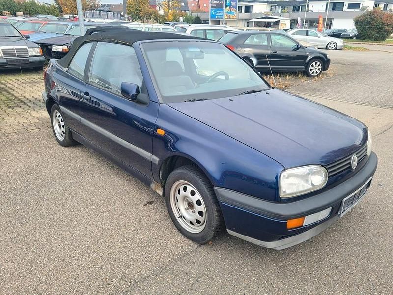 Blau Gebraucht 1997 VW Golf Cabriolet Cabrio | 799 € (Superpreis) - Bild 1/4