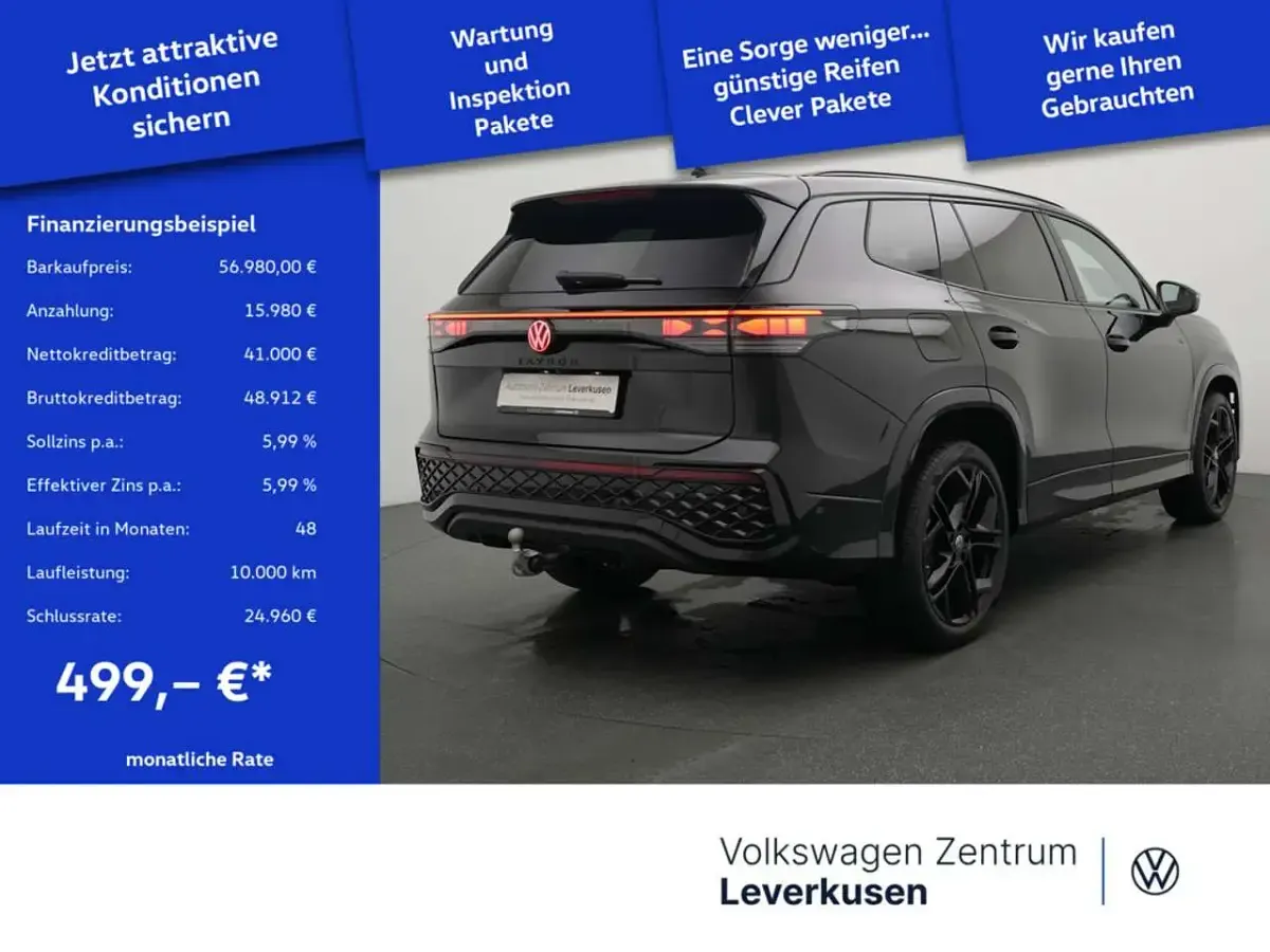 Gebraucht VW Tayron R-line 193 PS (141 kW) 2026 Grenadillschwarz SUV