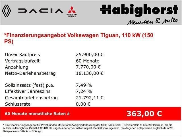 Gebraucht VW Tiguan Highline 150 PS (110 kW) 2020 Metallic SUV