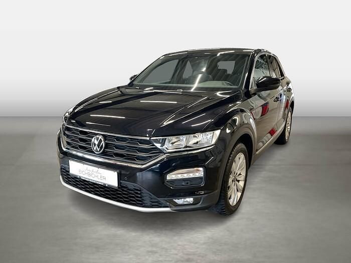 Schwarz Gebraucht 2021 VW T-Roc Sportline SUV | 22.120 € (Guter Preis) - Bild 1/4