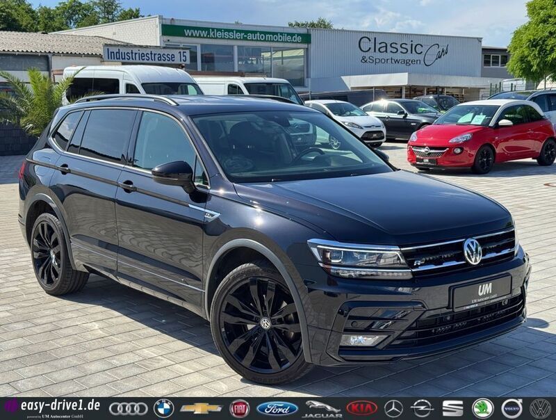 Schwarz Gebraucht 2021 VW Tiguan Allspace R-line SUV | 28.990 € (Fairer Preis) - Bild 1/4