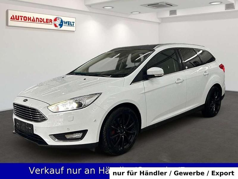 Weiß Gebraucht 2017 Ford Focus Titanium Kombi | 6.499 € (Superpreis) - Bild 1/3