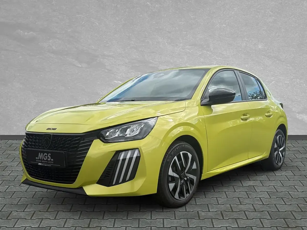 Neu Peugeot 208 Style 101 PS (74 kW) 2026 Agueda gelb Kleinwagen