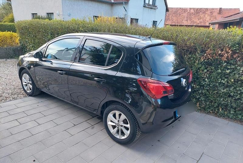 Gebraucht Opel Corsa drive 90 PS (66 kW) 2016 Schwarz Kleinwagen