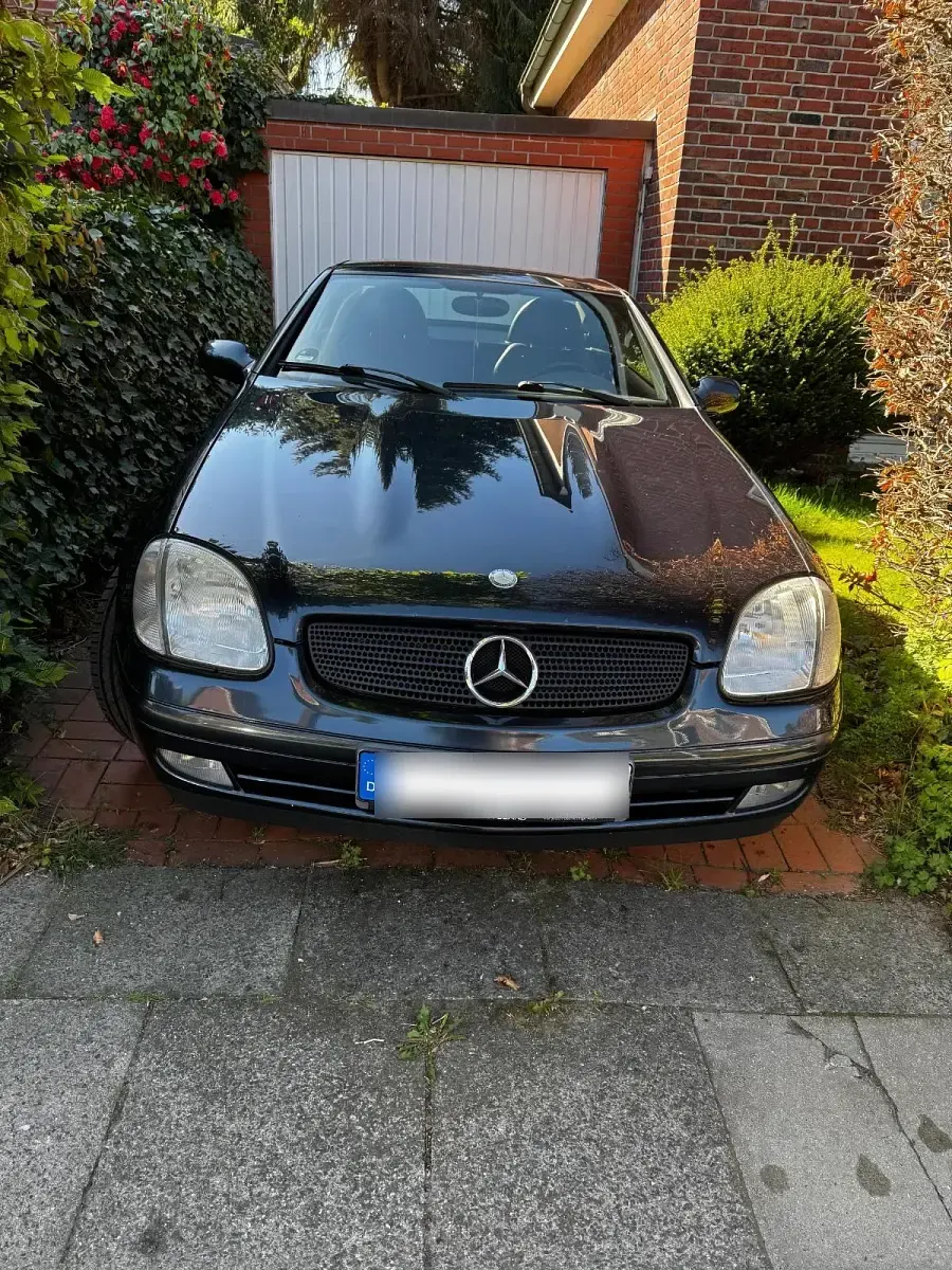 Gebraucht Mercedes SLK200 135 PS (99 kW) 1998 Blau Cabrio