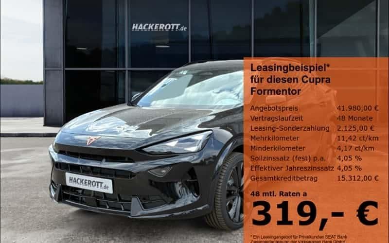 Schwarz Neu 2025 Cupra Formentor VZ SUV | 41.980 € (Fairer Preis) - Bild 1/4