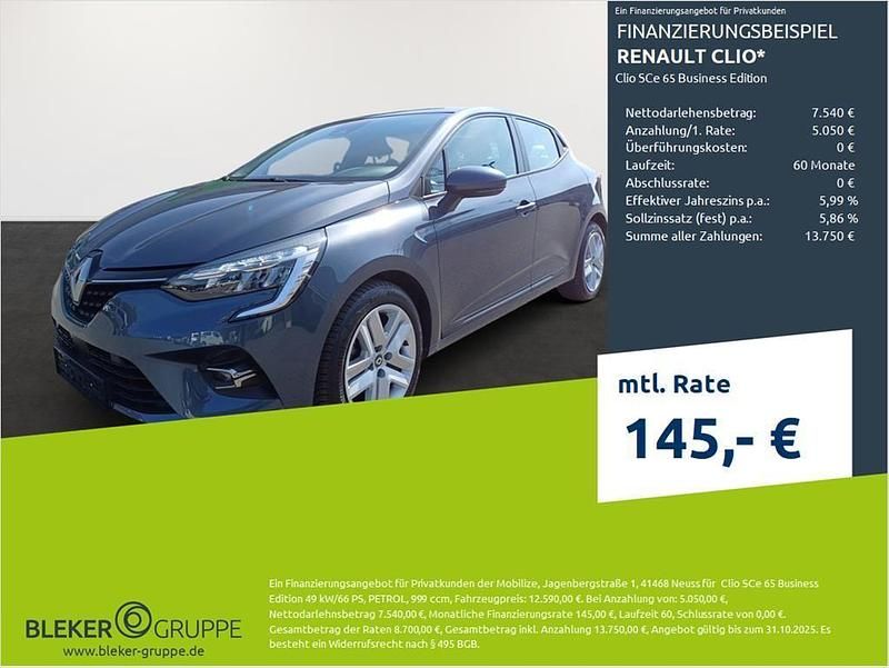 Titaniumgrau Gebraucht 2022 Renault Clio V Business Kleinwagen | 12.590 € (Guter Preis) - Bild 1/3