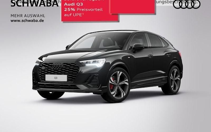 Schwarz Neu 2025 Audi Q3 Sportback S-Line SUV | 51.190 € (Fairer Preis) - Bild 1/4